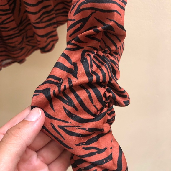 Free People zebra printed blouse - Picture 9 of 13